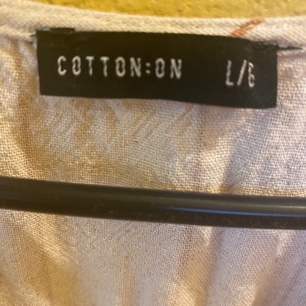 Cotton on large dress